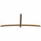 Ekena Millwork Bellingham Timber Gable Bracket, Western Red Cedar, 96"W x 40"H x 1 1/2"D x 3 1/2"F, 10/12 Pitch GBW096X40X0204BEL00SWR - alternate 2
